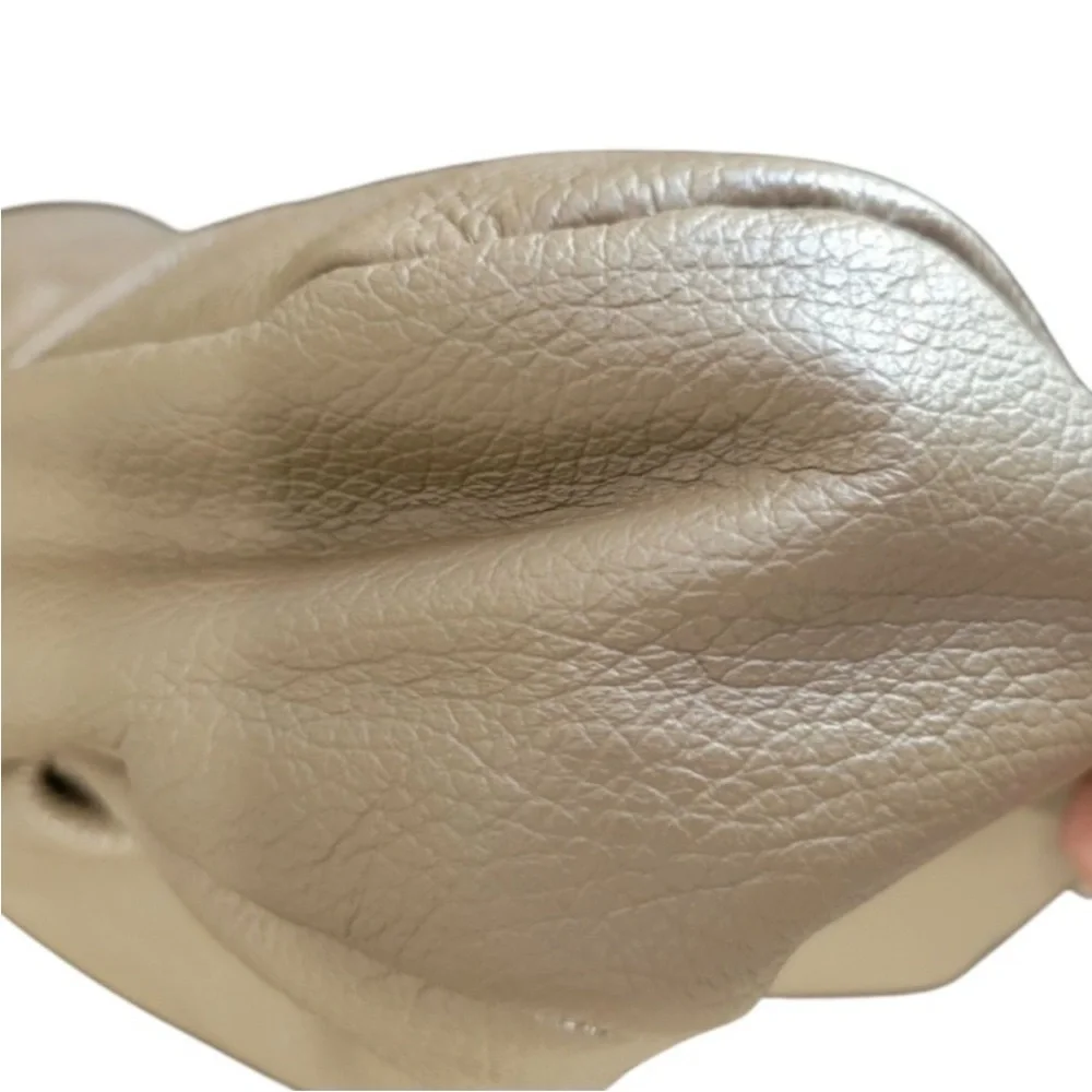 Borse In pelle Elegant Taupe Leather Hobo Bag